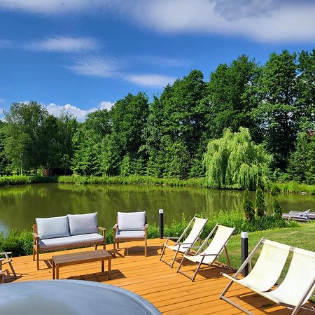 Wczasymazurskie - Domek Caloroczny " Lawenda" Mazury Moldzie ภายนอก รูปภาพ