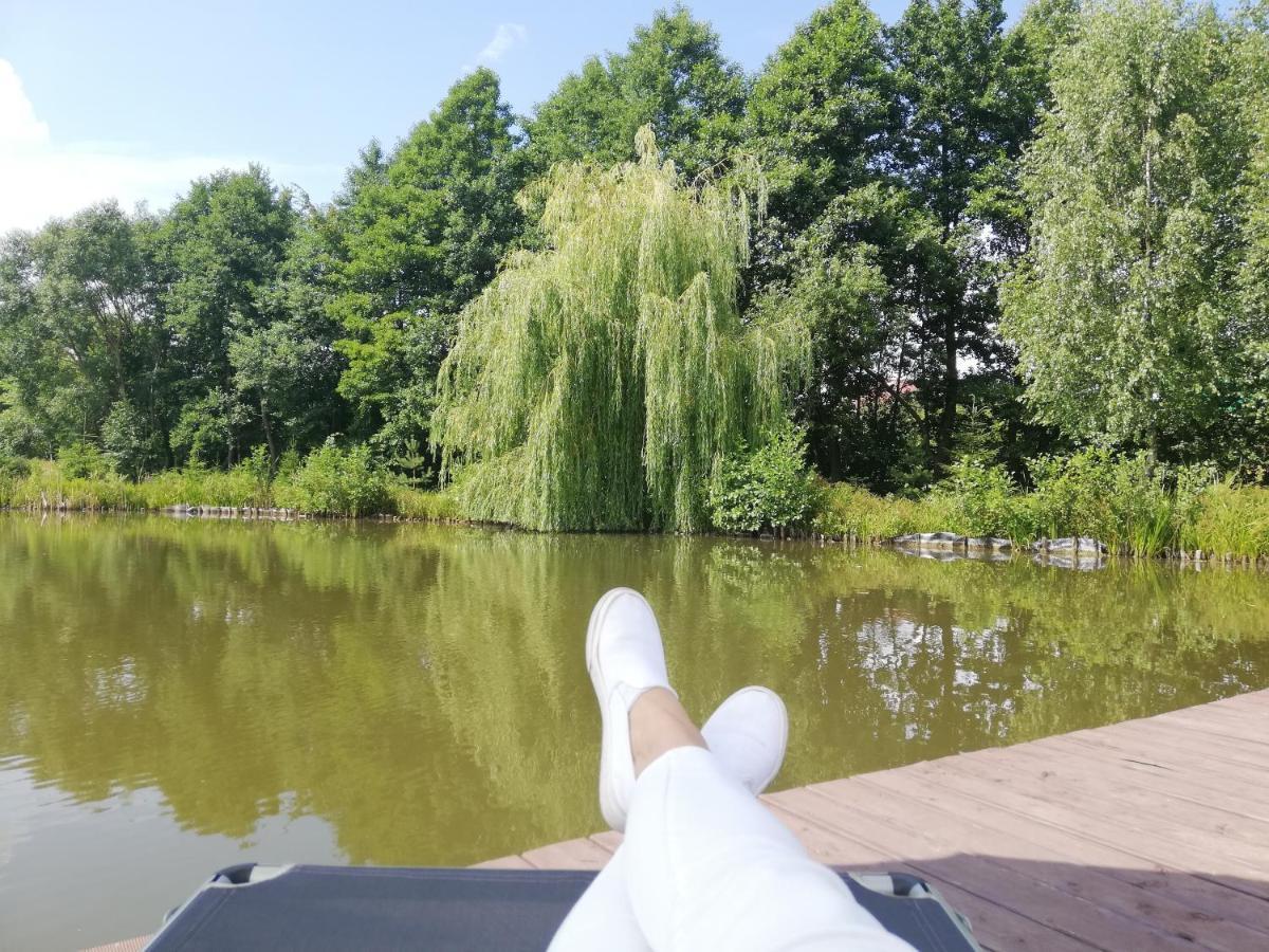 Wczasymazurskie - Domek Caloroczny " Lawenda" Mazury Moldzie ภายนอก รูปภาพ