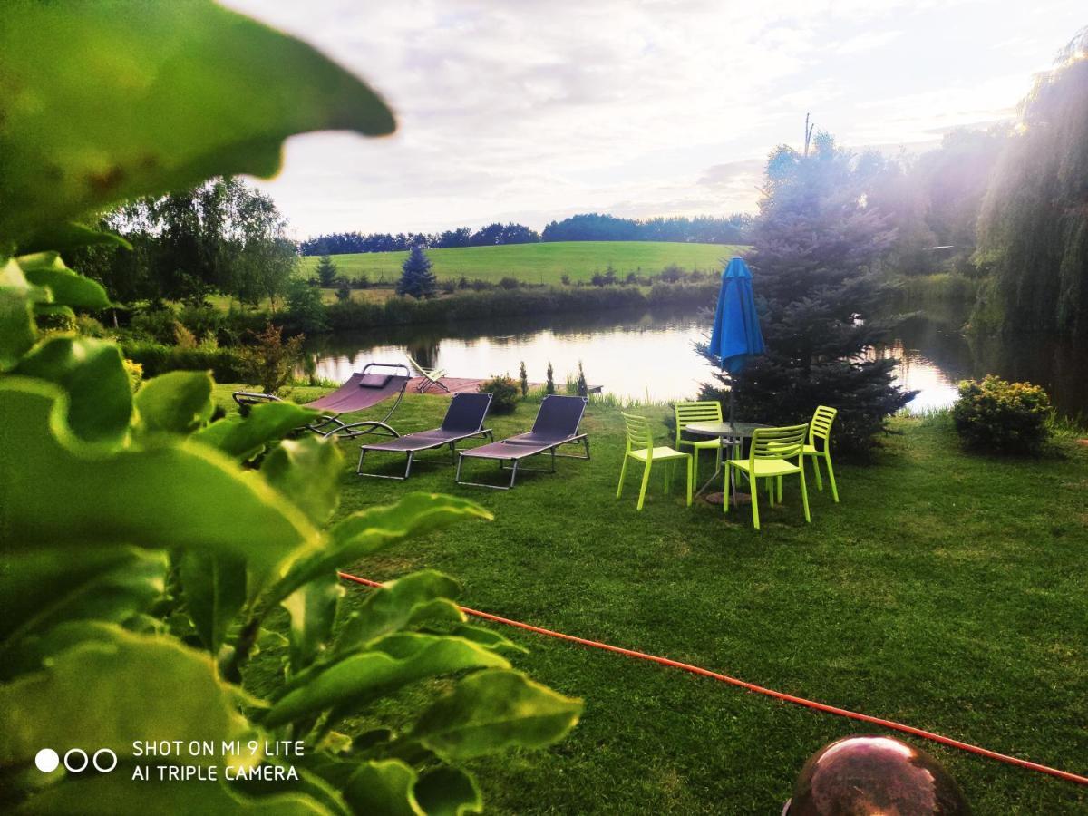 Wczasymazurskie - Domek Caloroczny " Lawenda" Mazury Moldzie ภายนอก รูปภาพ