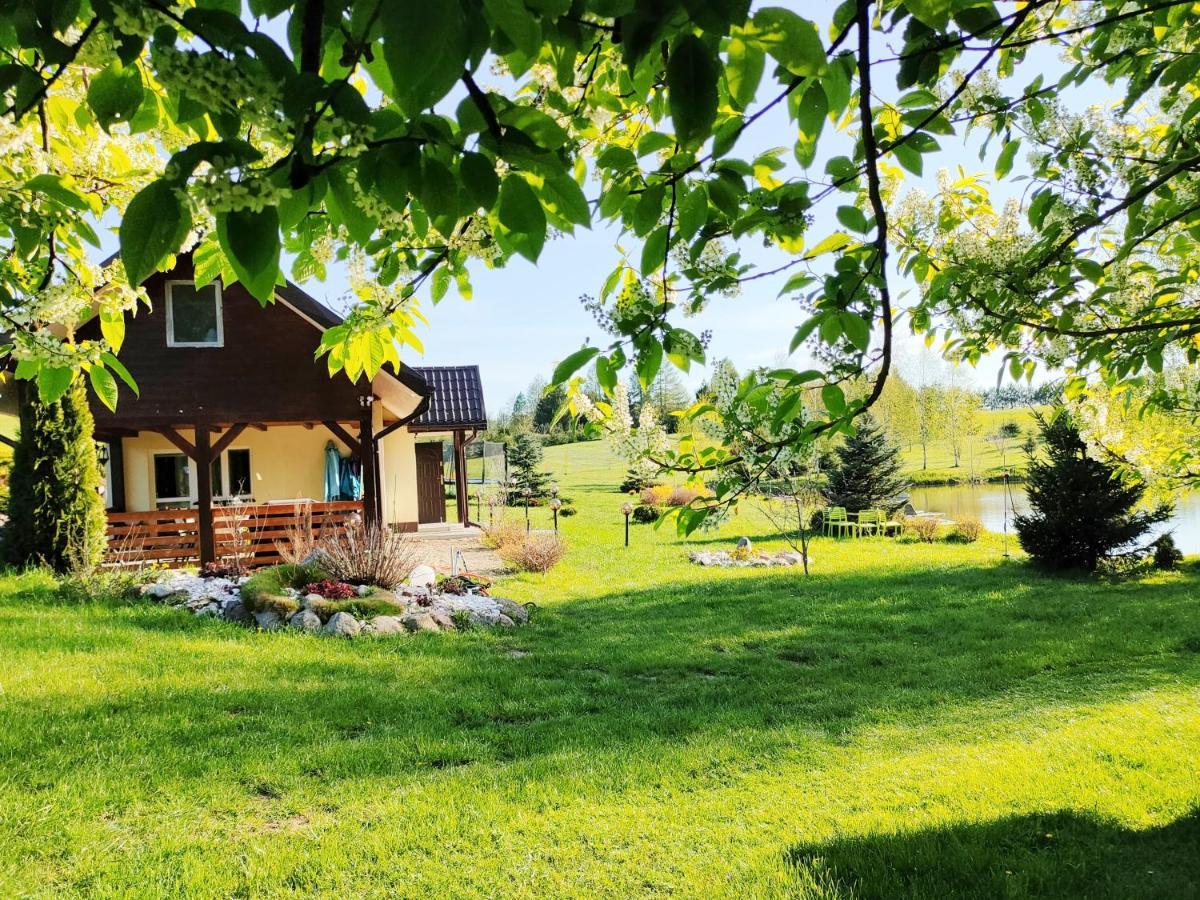 Wczasymazurskie - Domek Caloroczny " Lawenda" Mazury Moldzie ภายนอก รูปภาพ