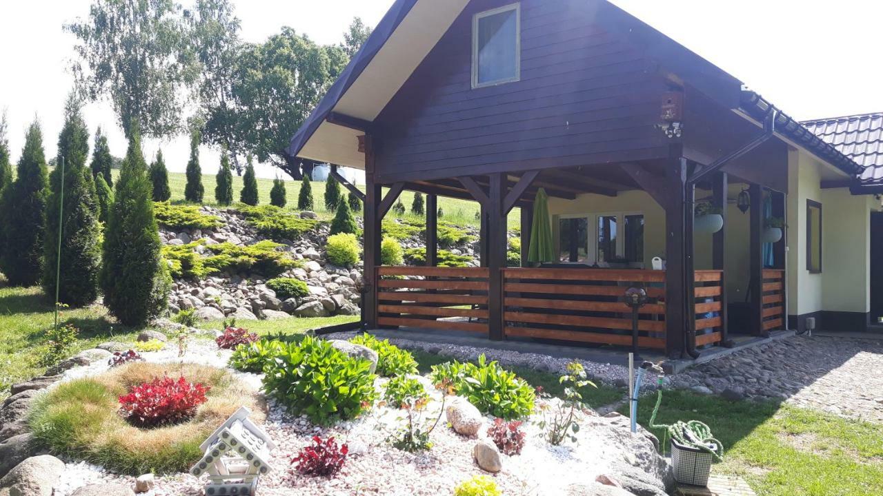 Wczasymazurskie - Domek Caloroczny " Lawenda" Mazury Moldzie ภายนอก รูปภาพ